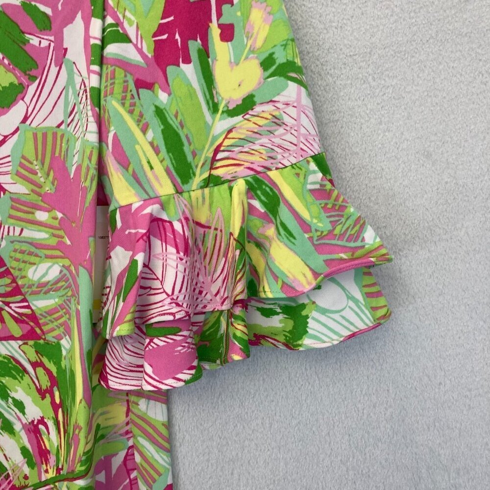NWT Pappagallo Erika Flutter Sleeve Tropical Shif… - image 7